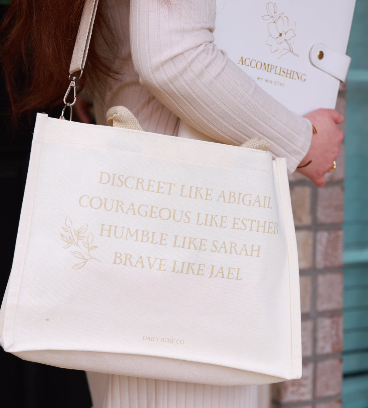 HER FAITH TOTE