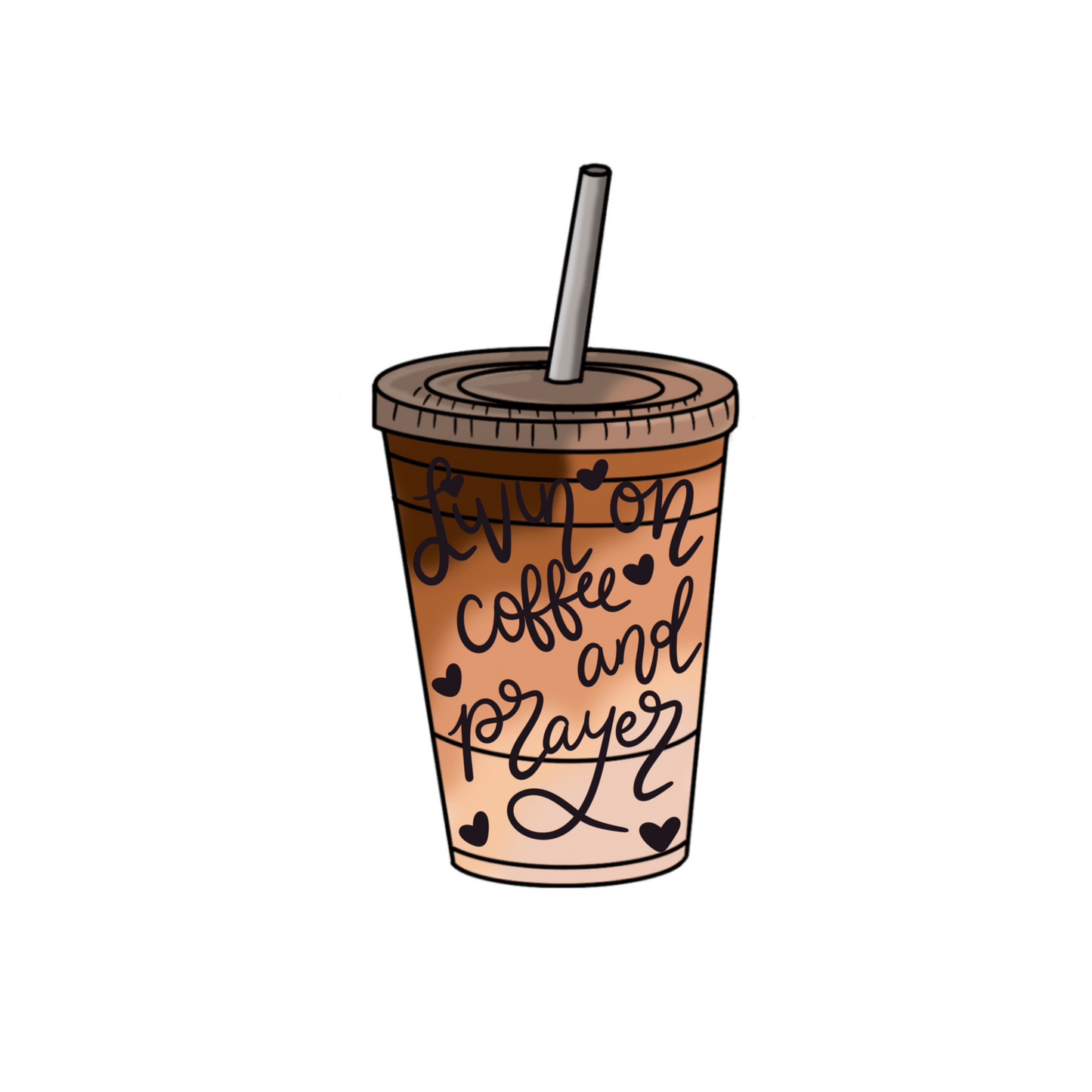 COFFEE & PRAYER STICKER